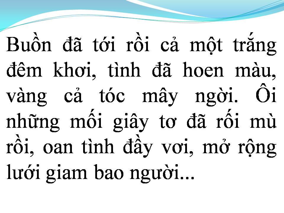 Lời bài hát TUỔI BIẾT BUỒN