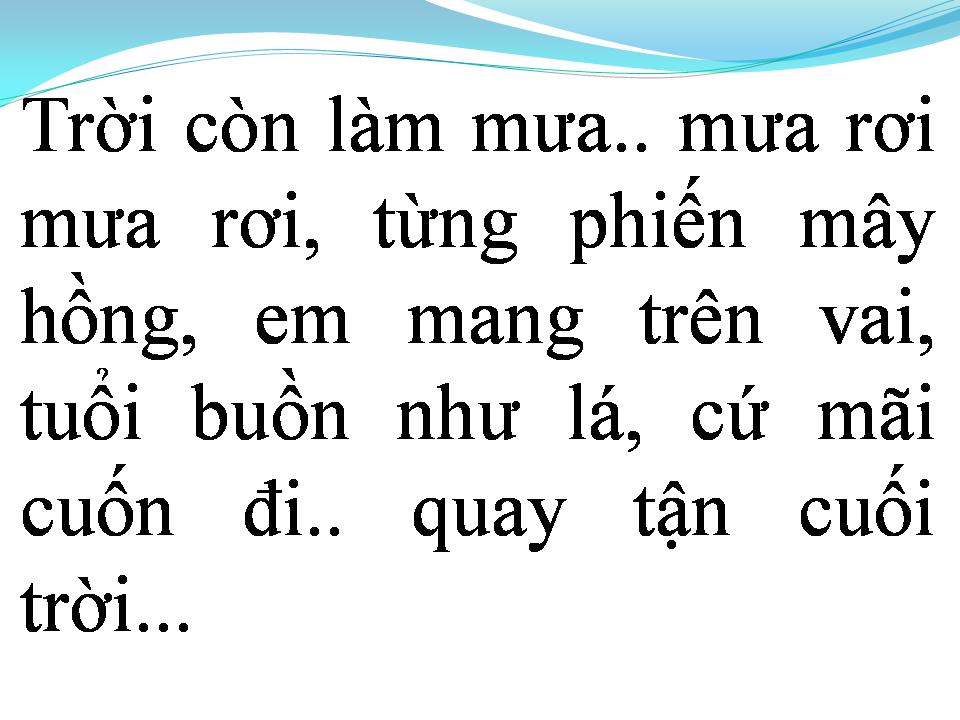 Lời bài hát TUỔI ĐÁ BUỒN