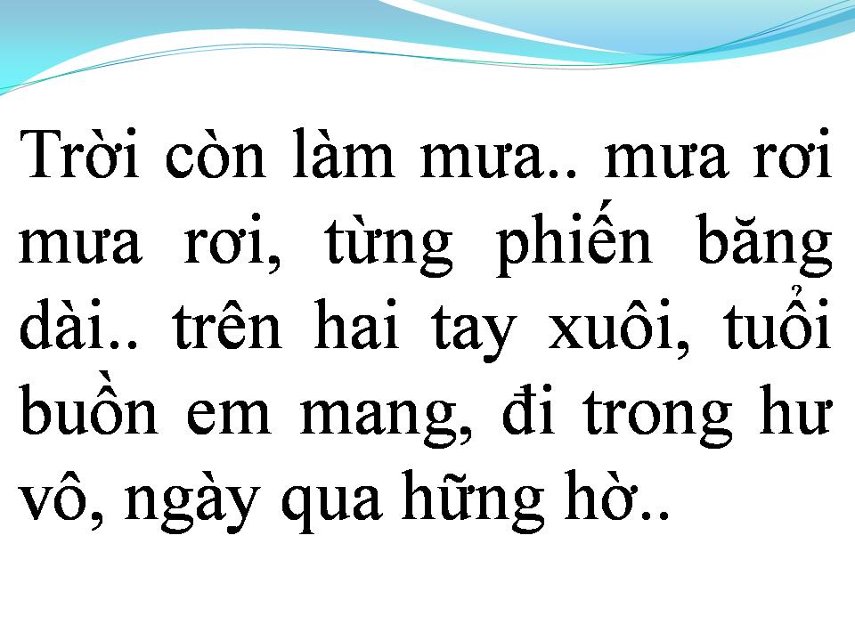 Lời bài hát TUỔI ĐÁ BUỒN