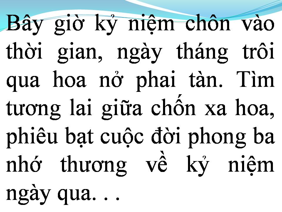 Lời bài hát TUỔI HỌC TRÒ