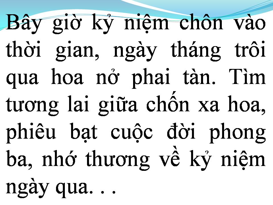 Lời bài hát TUỔI HỌC TRÒ