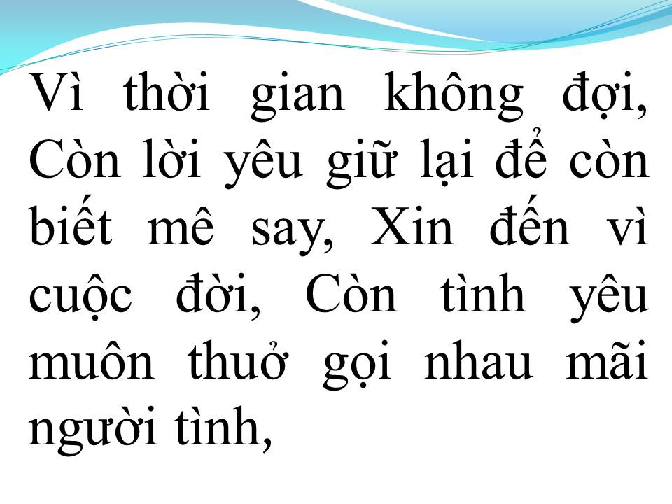 Lời bài hát NẾU ĐƯỢC LÀM NGƯỜI TÌNH