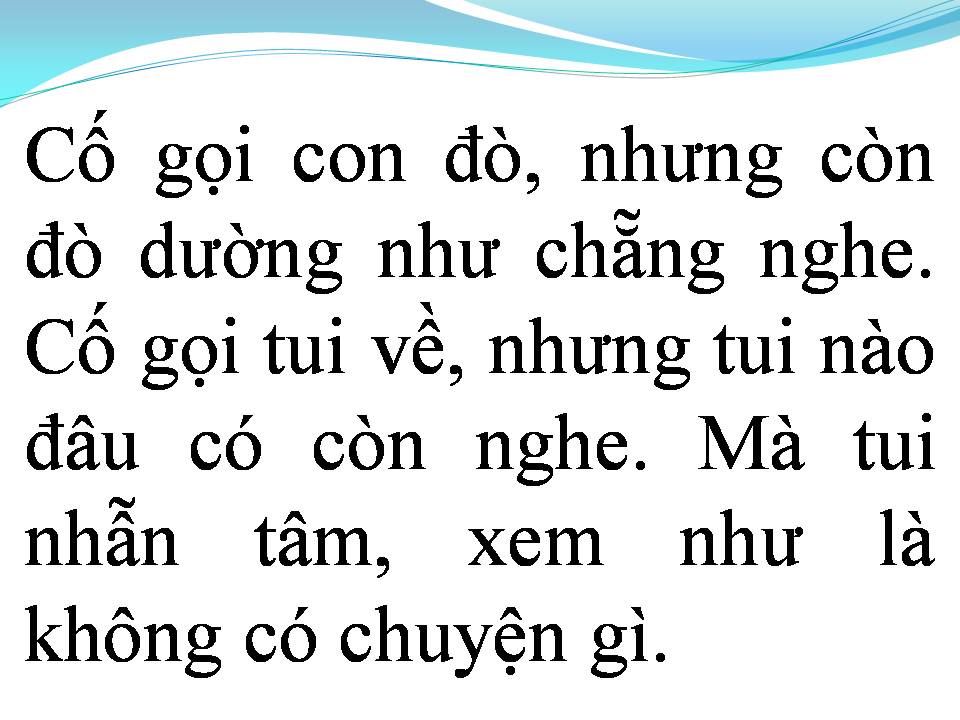 Lời bài hát HỜN TRÁCH CON ĐÒ