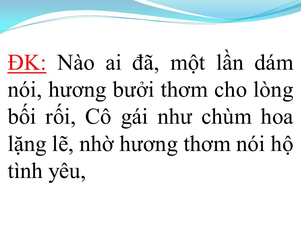 Lời bài hát HƯƠNG THẦM