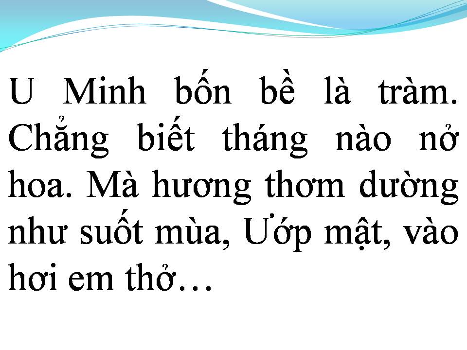 Lời bài hát HƯƠNG TRÀM