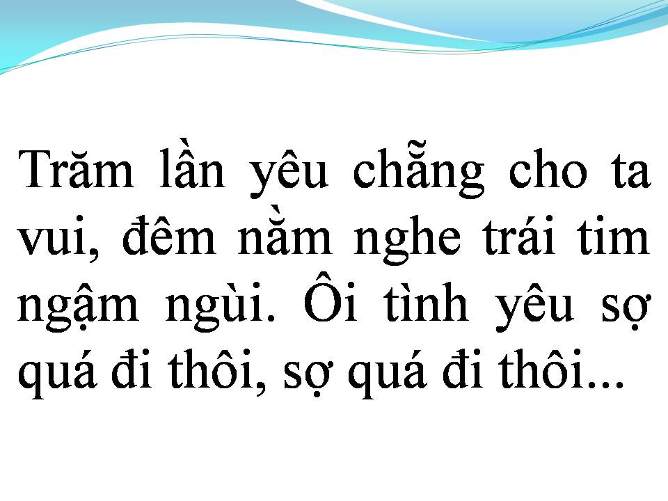 Lời bài hát KHỔ VÌ YÊU NÀNG