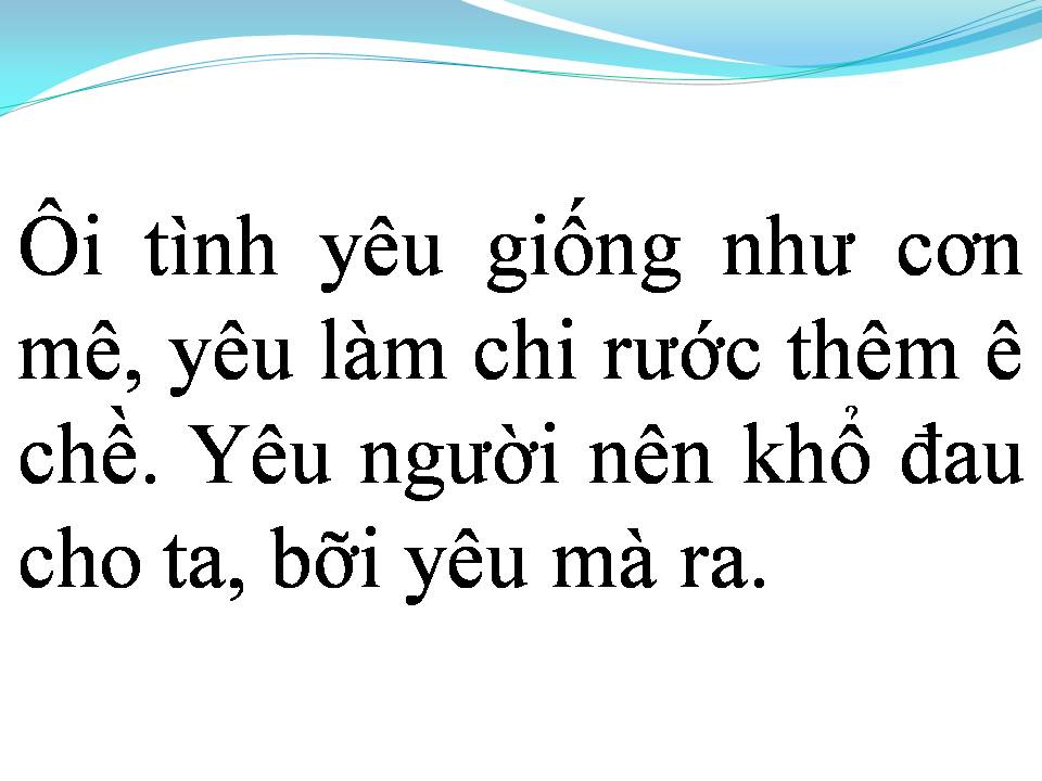 Lời bài hát KHỔ VÌ YÊU NÀNG