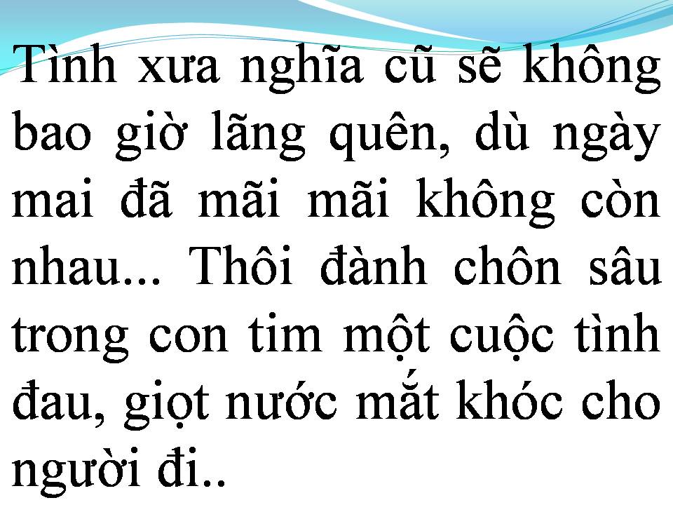 Lời bài hát KHÓC CHO NGƯỜI ĐI