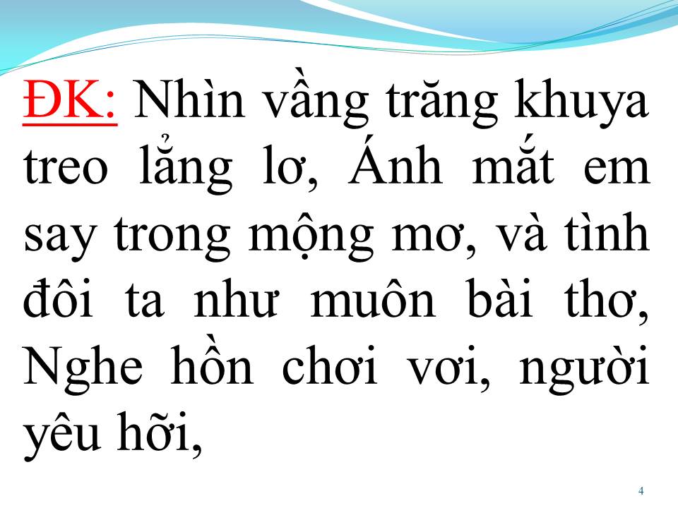 Lời bài hát KHÚC TÌNH NỒNG