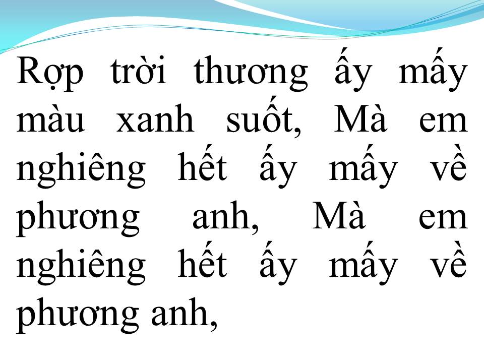 Lời bài hát SỢI NHỚ SỢI THƯƠNG