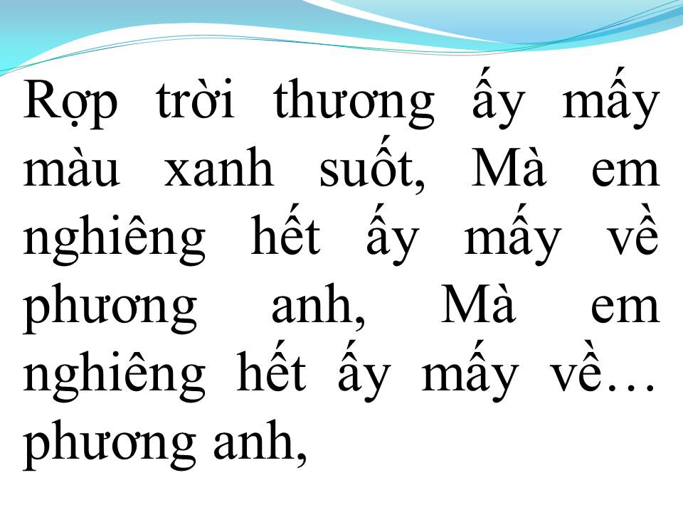 Lời bài hát SỢI NHỚ SỢI THƯƠNG