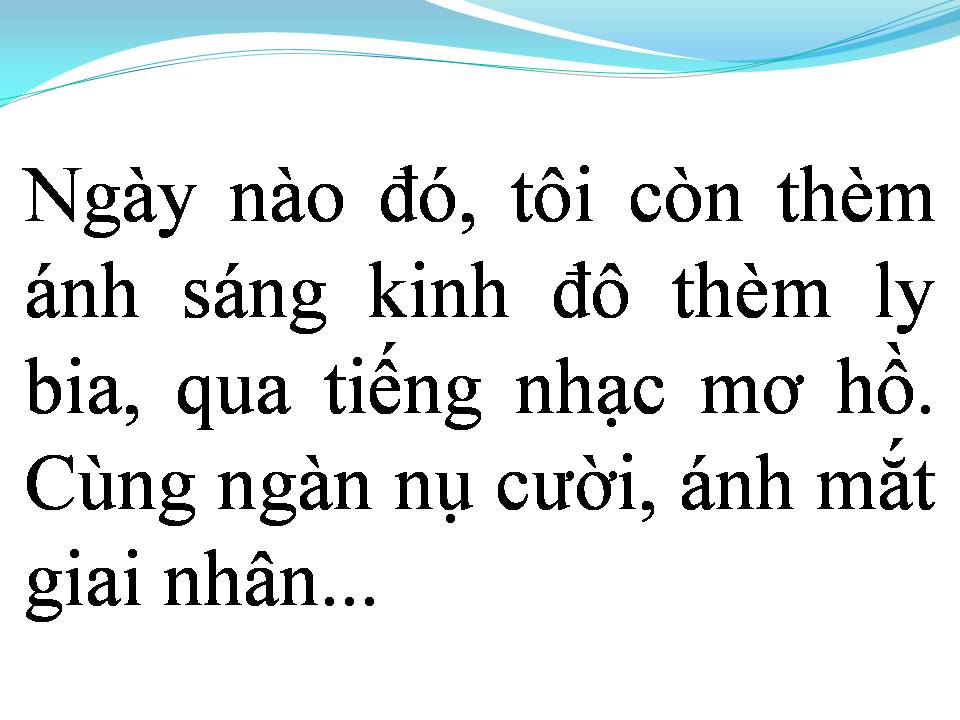 Lời bài hát THÀNH PHỐ SAU LƯNG