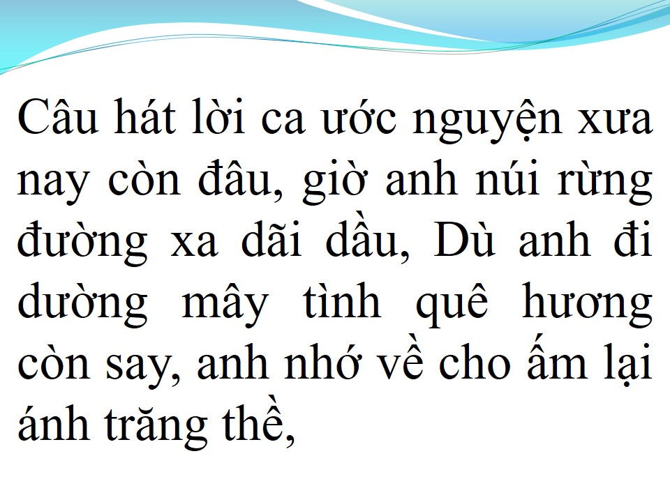Lời bài hát SAO KHÔNG THẤY ANH VỀ (THƯƠNG VỀ MIỀN TRUNG 2)