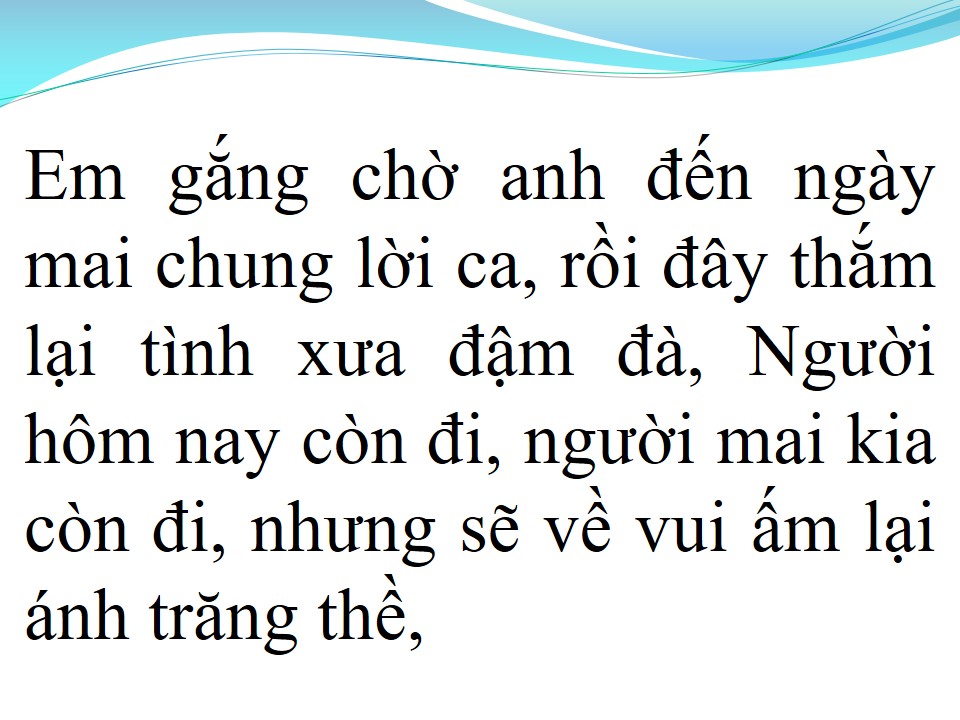 Lời bài hát SAO KHÔNG THẤY ANH VỀ (THƯƠNG VỀ MIỀN TRUNG 2)