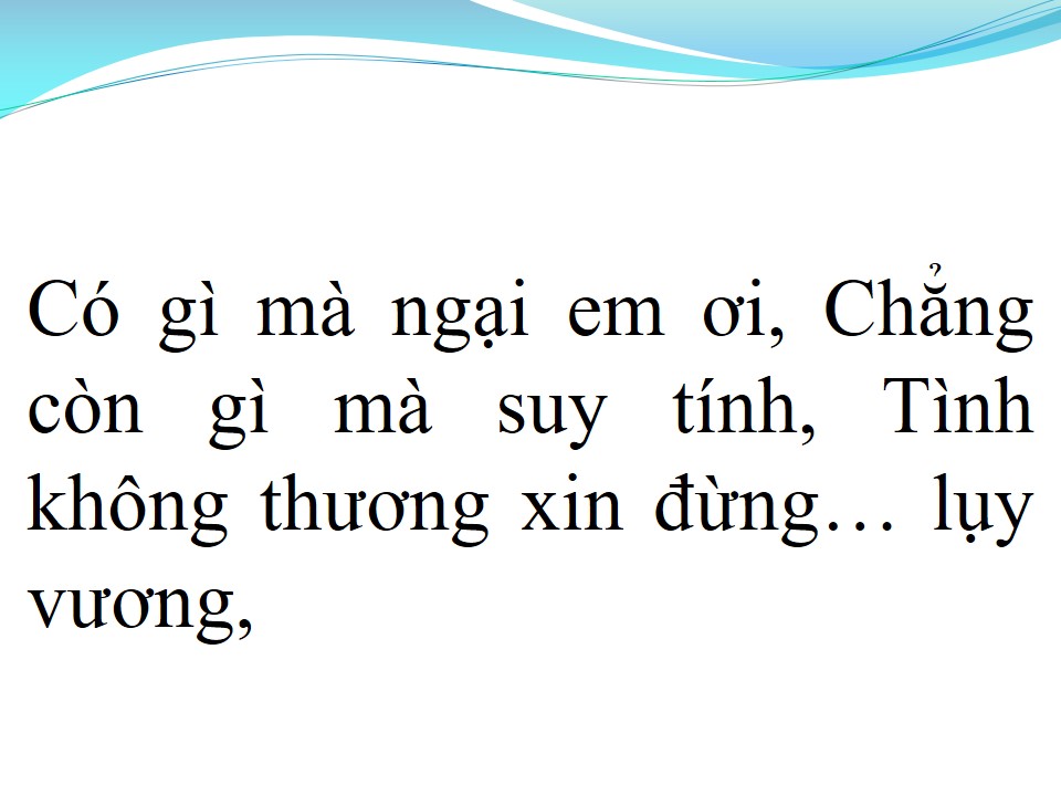 Lời bài hát THÀ TRẮNG THÀ ĐEN (MẤT NHAU RỒI)