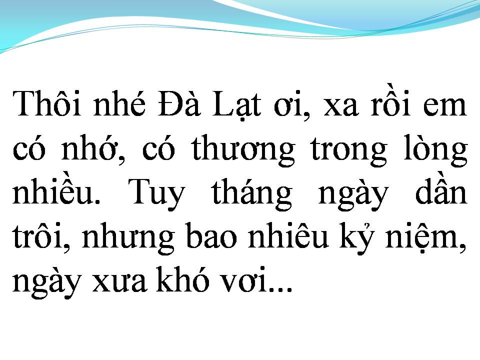 Lời bài hát THƯƠNG VỀ MIỀN ĐẤT LẠNH