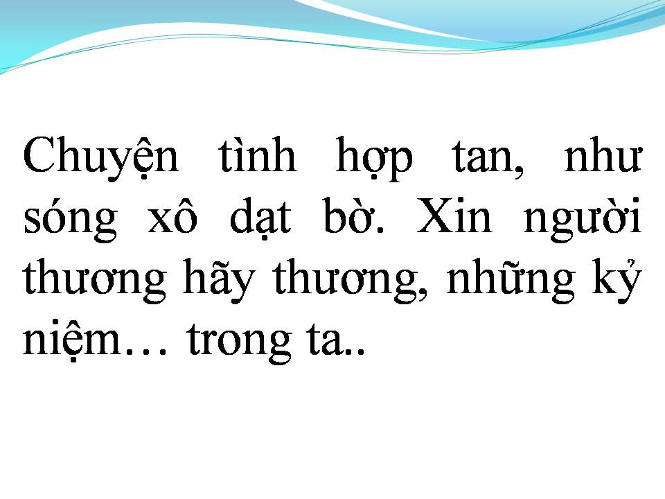 Lời bài hát THUYỀN XA BẾN ĐỖ