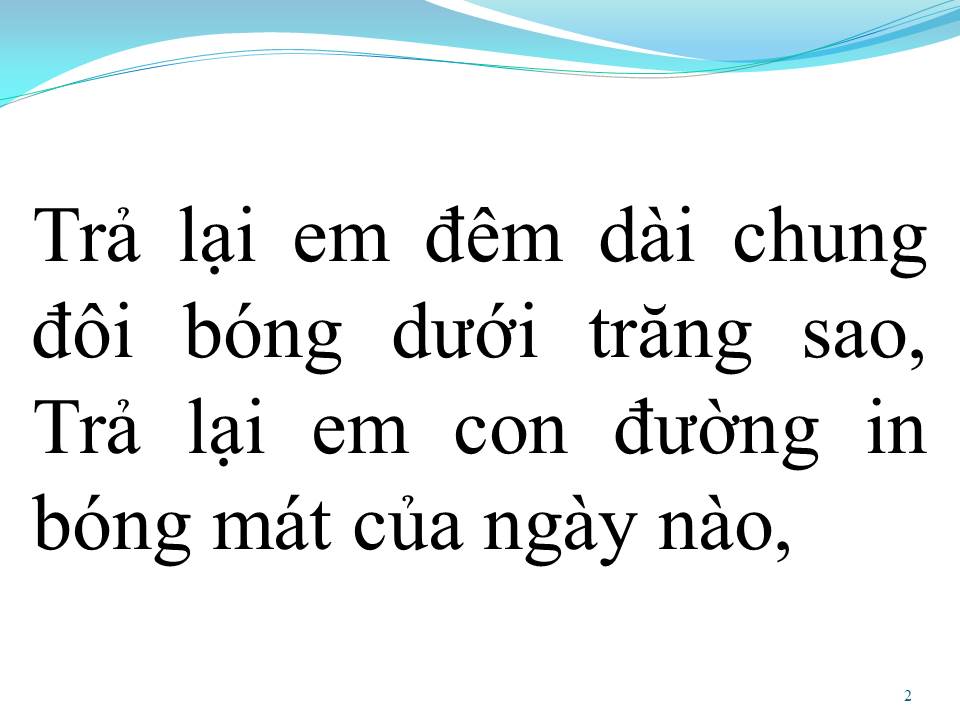 Lời bài hát TRẢ LẠI EM