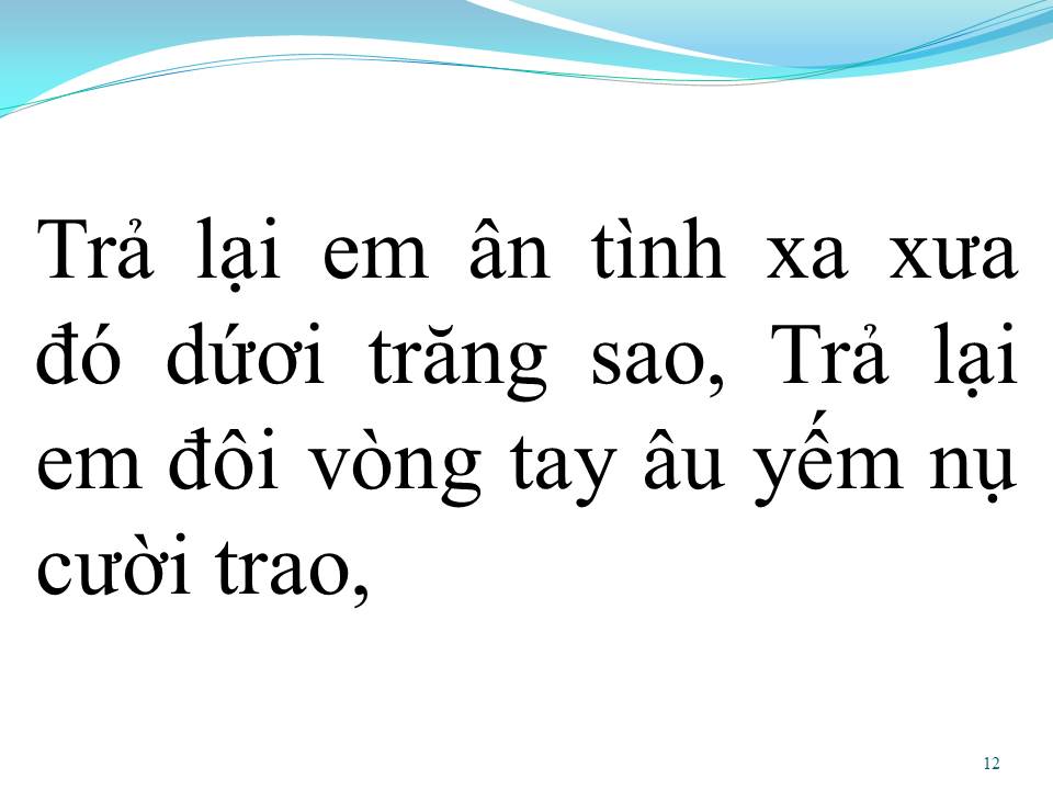 Lời bài hát TRẢ LẠI EM