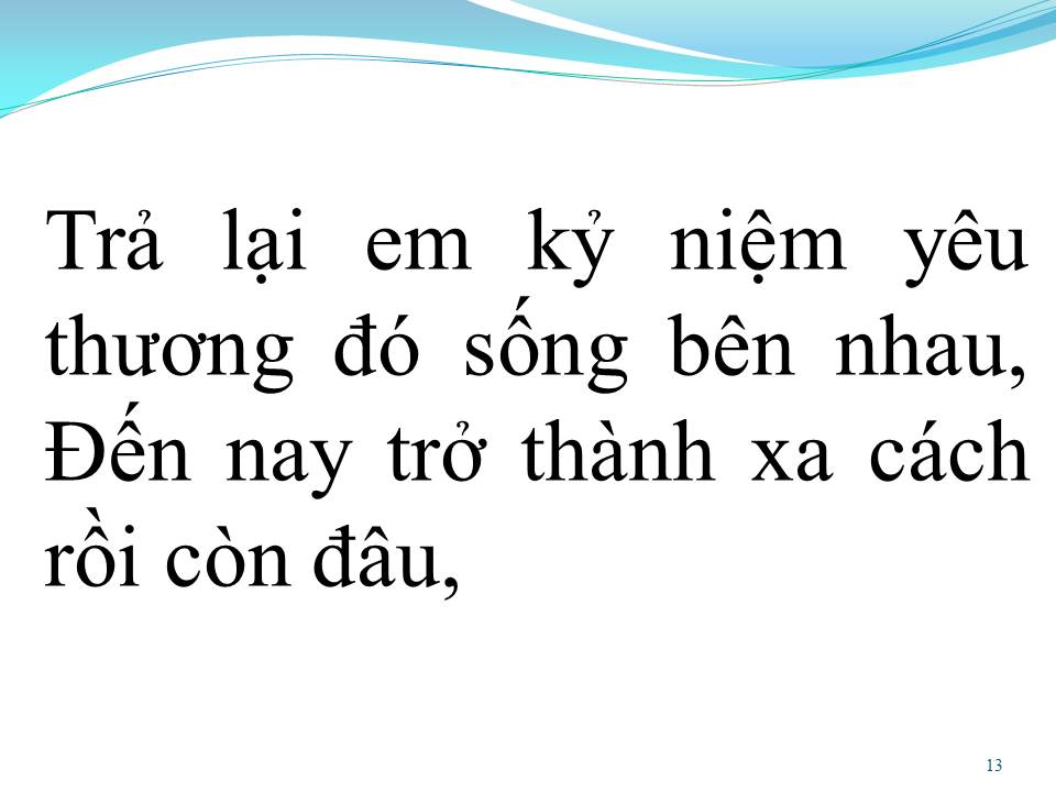 Lời bài hát TRẢ LẠI EM