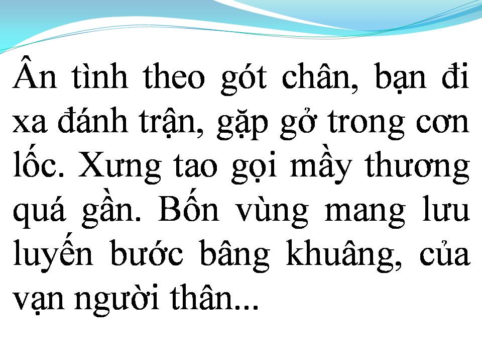 Lời bài hát TRÊN BỐN VÙNG CHIẾN THUẬT