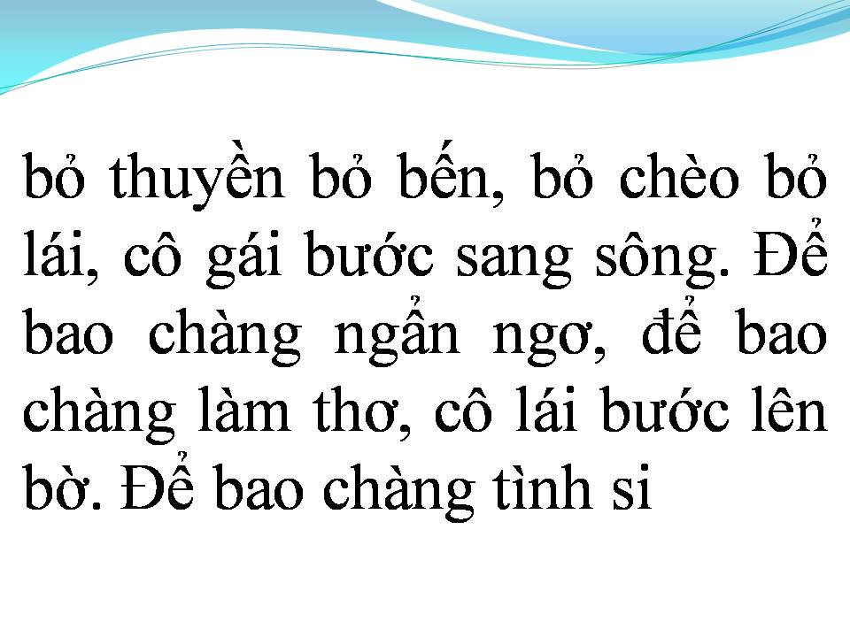Lời bài hát TRÊN DÒNG SÔNG NHỎ