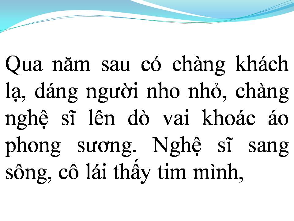 Lời bài hát TRÊN DÒNG SÔNG NHỎ