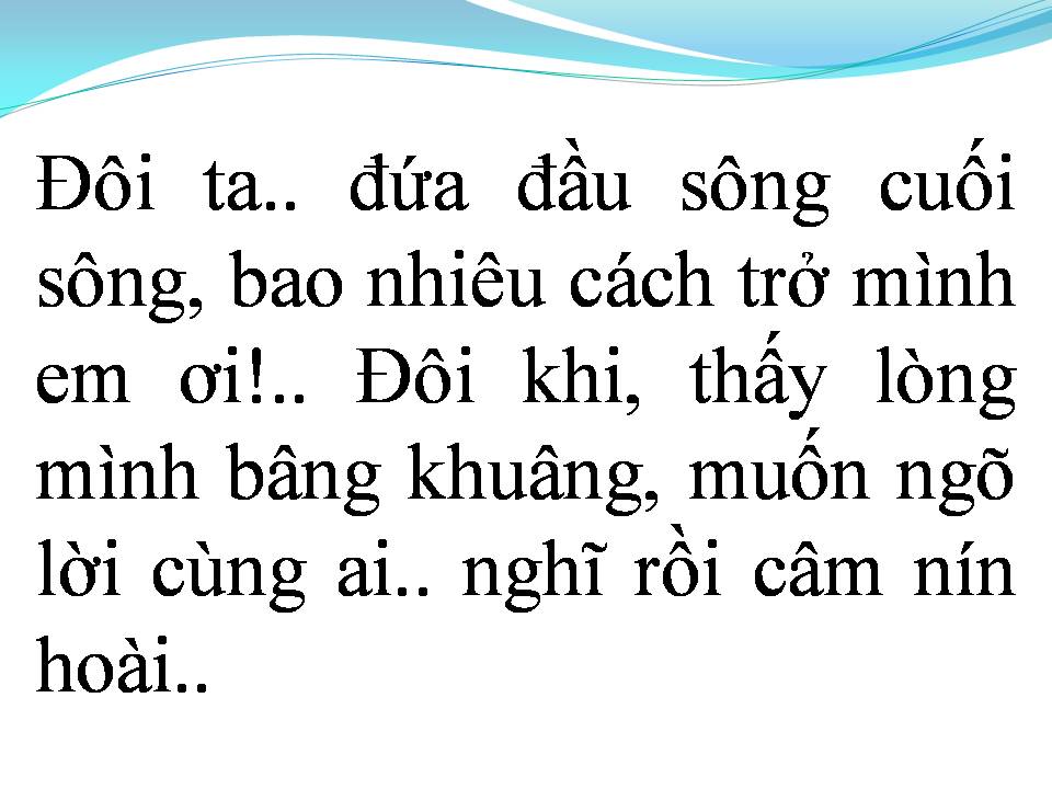 Lời bài hát YÊU MỘT MÌNH
