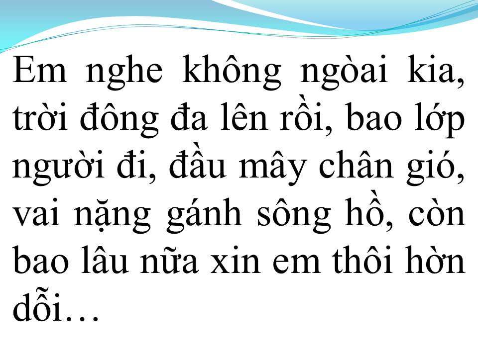 Lời bài hát HÀNH TRANG GIÃ TỪ