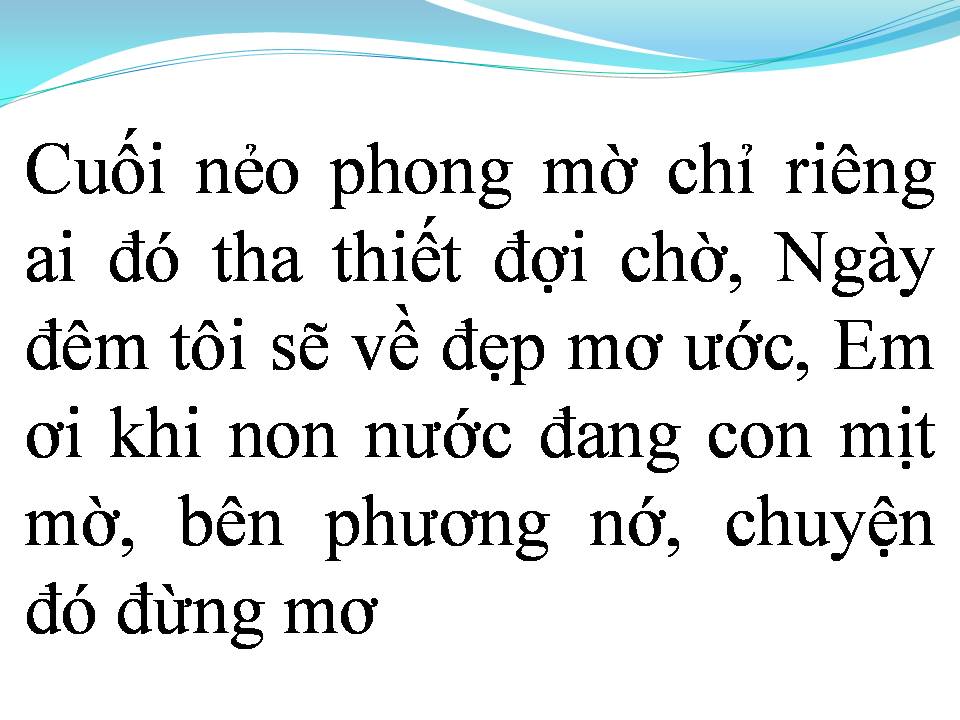 Lời bài hát MƯỜI SÁU TRĂNG TRÒN