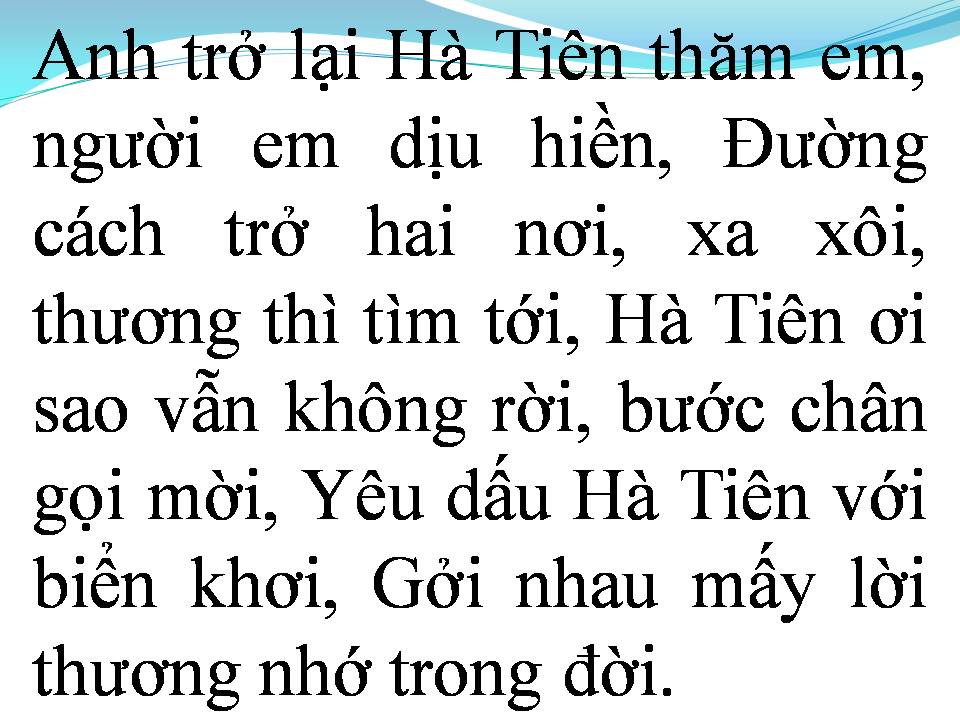 Lời bài hát YÊU DẤU HÀ TIÊN