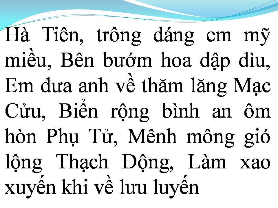 Lời bài hát YÊU DẤU HÀ TIÊN