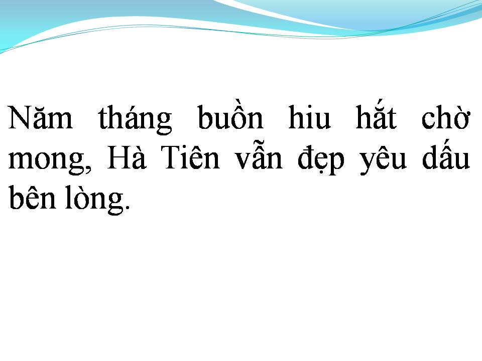 Lời bài hát YÊU DẤU HÀ TIÊN