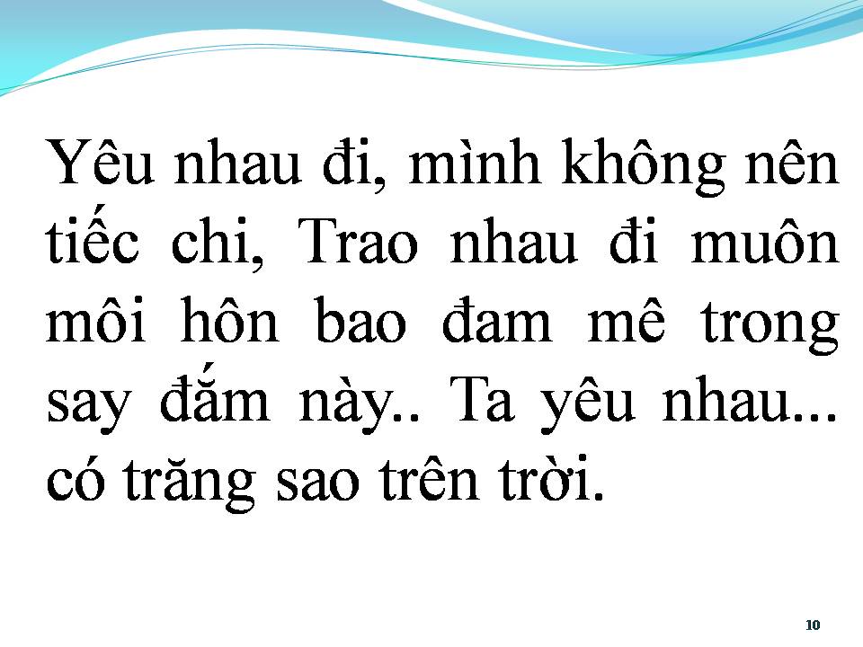 Lời bài hát YÊU NHAU ĐI (BESAME MUCHO)