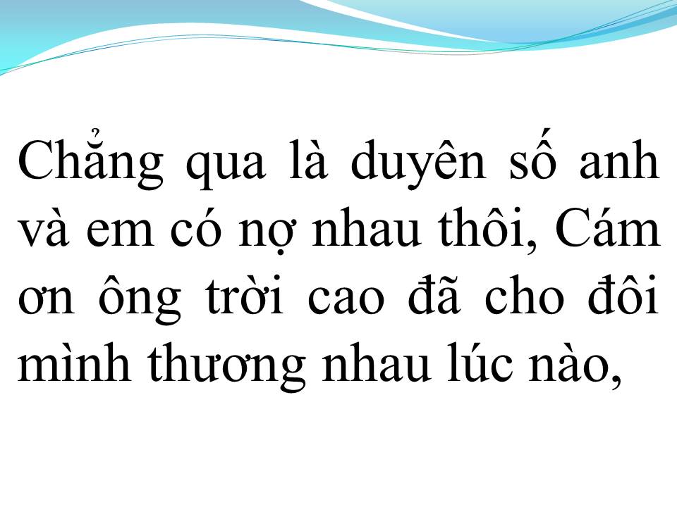 Lời bài hát YÊU CHỊ HAI LÚA