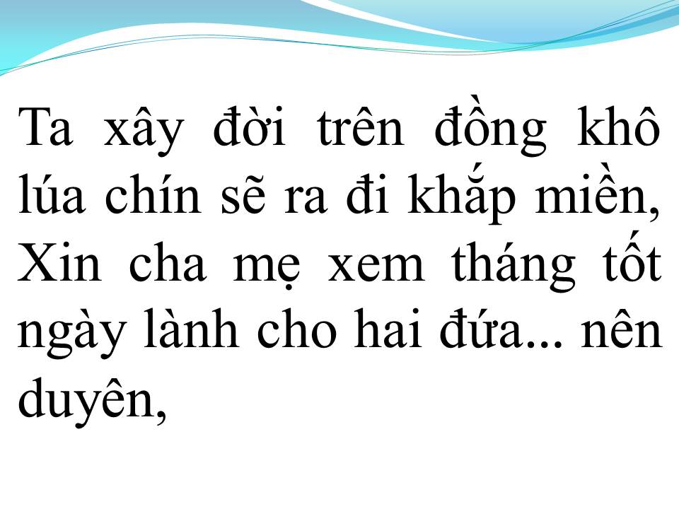 Lời bài hát YÊU CHỊ HAI LÚA
