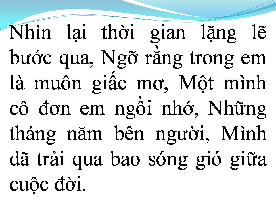 Lời bài hát NGƯỜI ĐẶC BIỆT