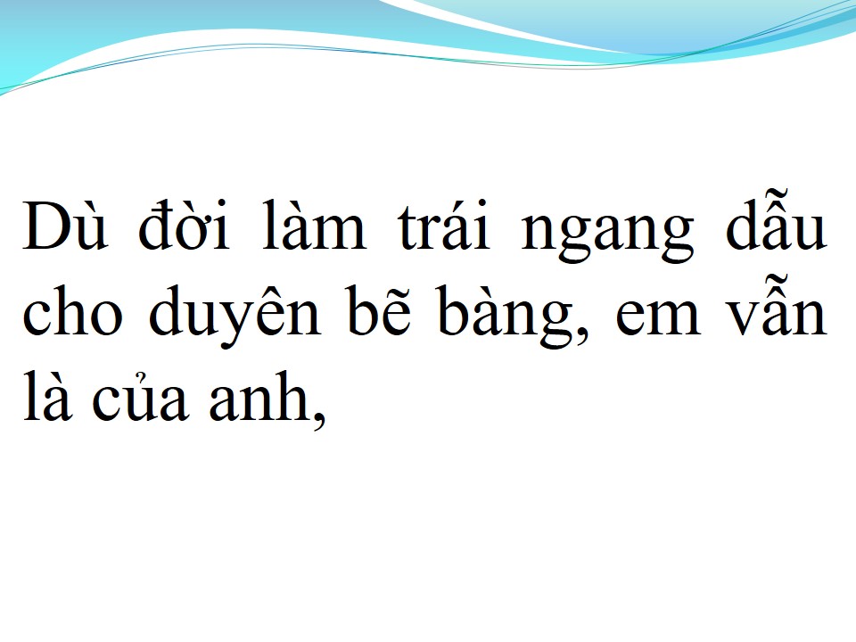 Lời bài hát SỢ TÌNH TA DANG DỞ