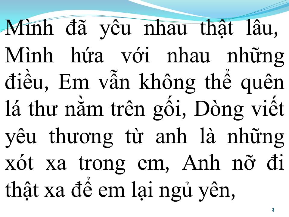 Lời bài hát ĐỪNG HỎI EM