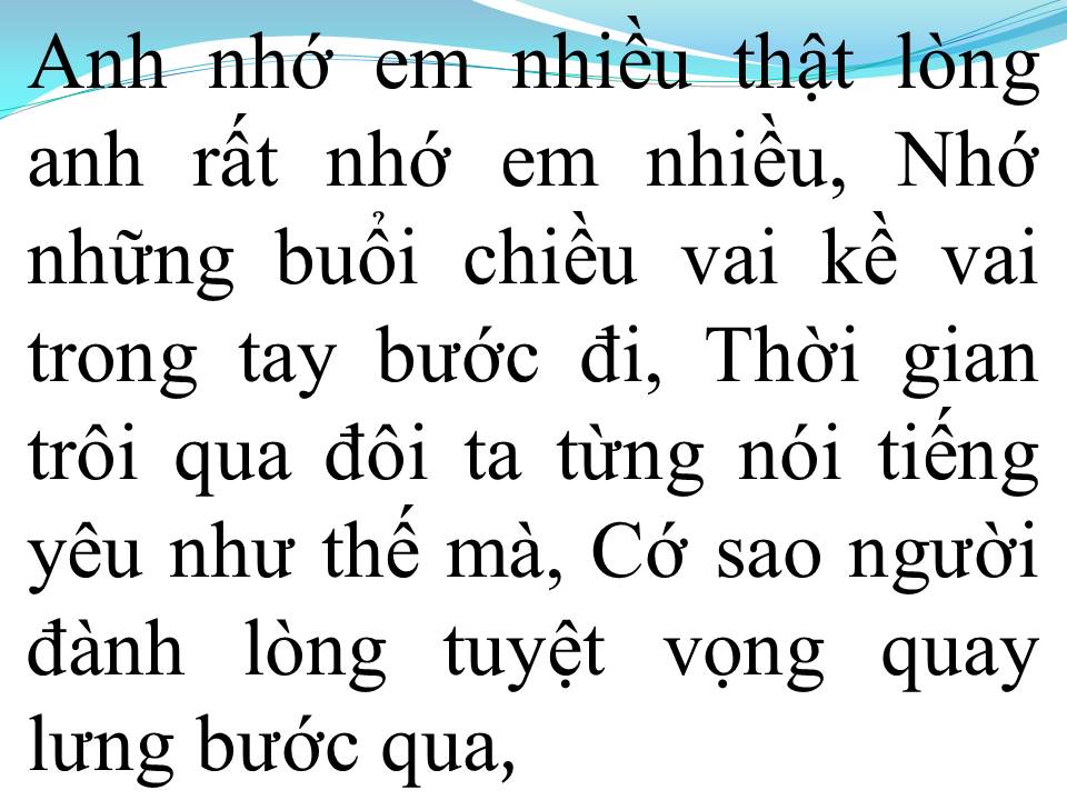 Lời bài hát ĐỚN ĐAU ANH VẪN YÊU