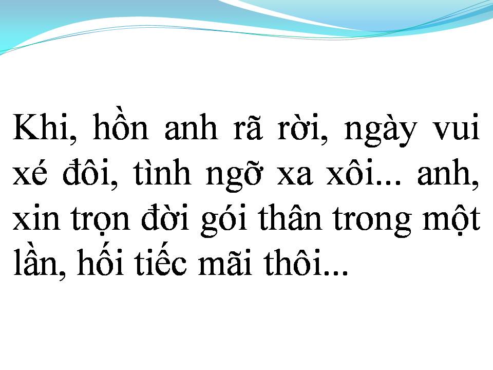 Lời bài hát KHI NGƯỜI YÊU TÔI KHÓC