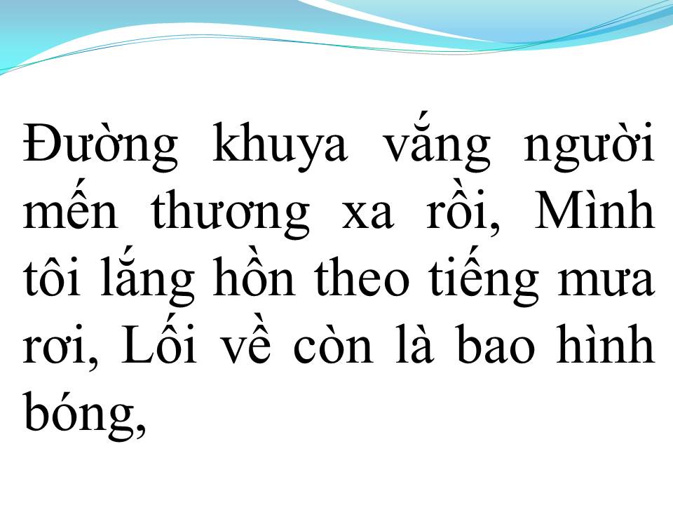 Lời bài hát ĐƯỜNG VỀ KHUYA