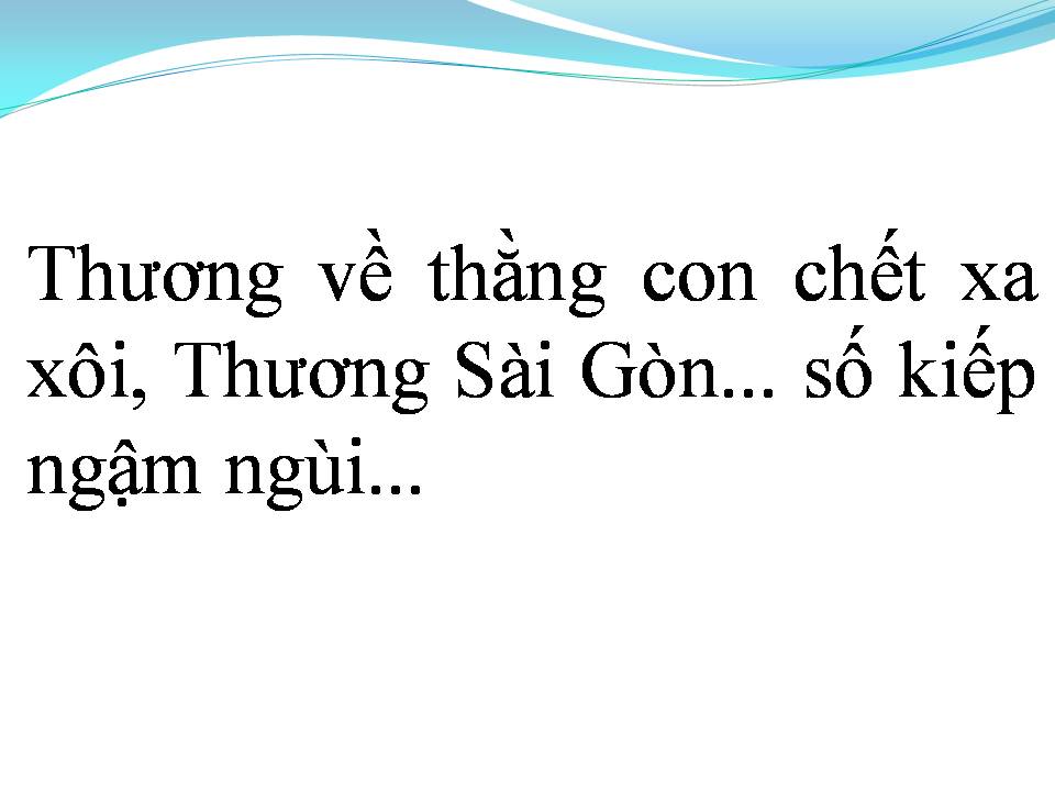 Lời bài hát SÀI GÒN KỶ NIỆM