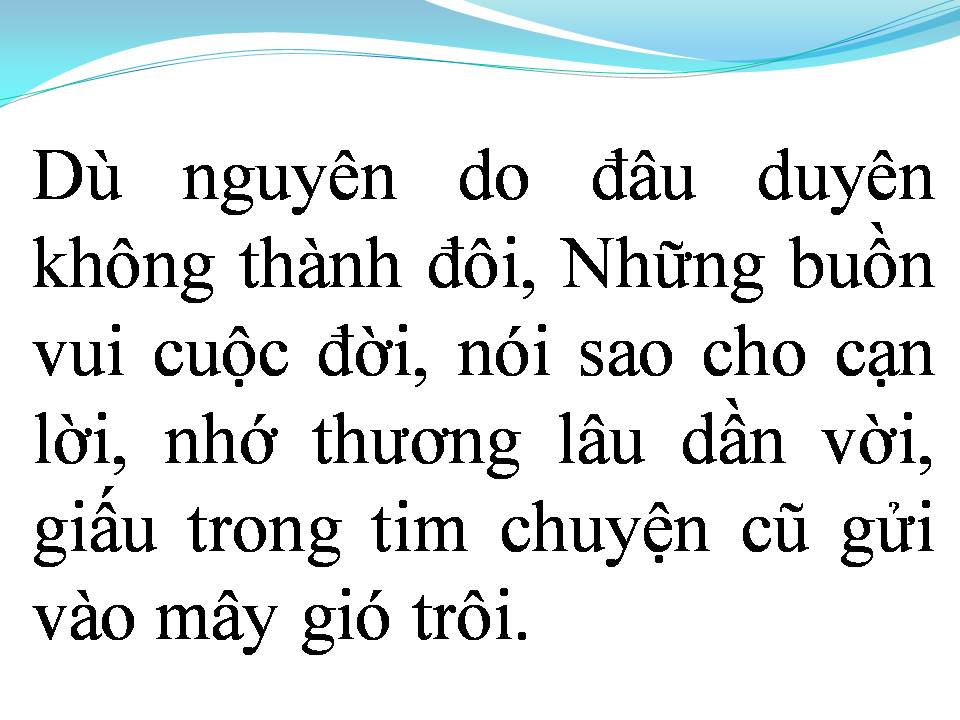 Lời bài hát KỶ NIỆM NÀO BUỒN