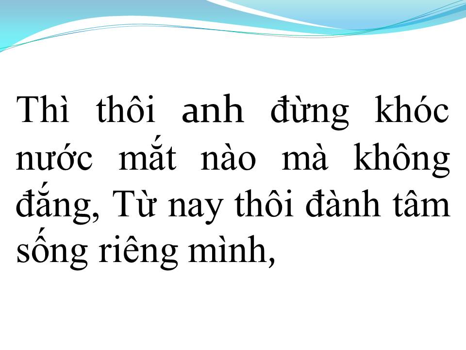 Lời bài hát XIN TRẢ CHO EM (XIN TRẢ CHO ANH)
