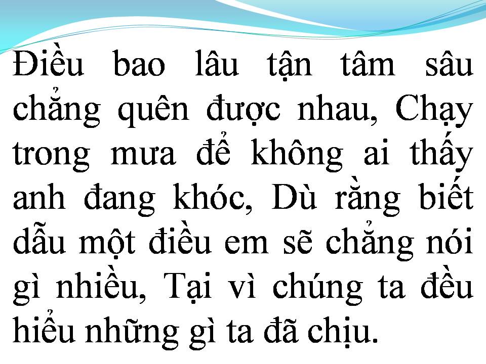 Lời bài hát EM PHẢI QUÊN ANH