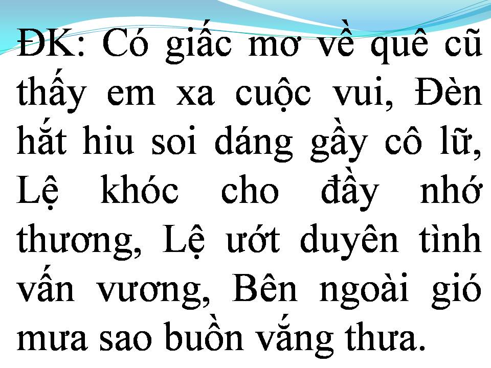 Lời bài hát MƯA LỆ