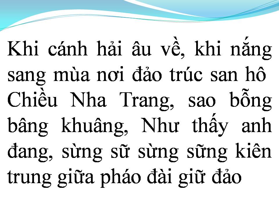 Lời bài hát GẦN LẮM TRƯỜNG SA