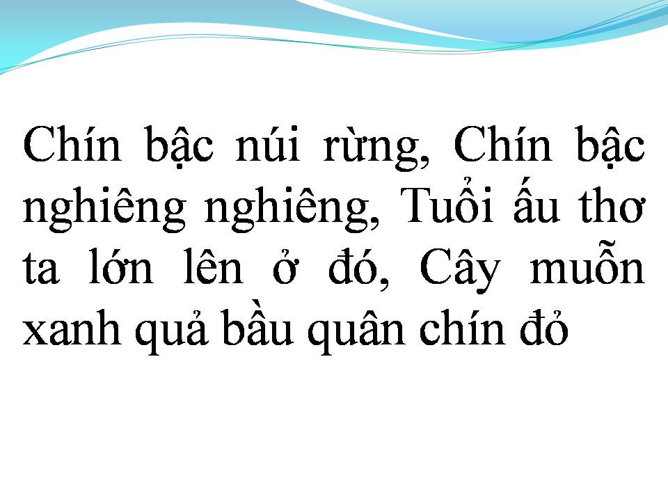 Lời bài hát CHÍN BẬC TÌNH YÊU