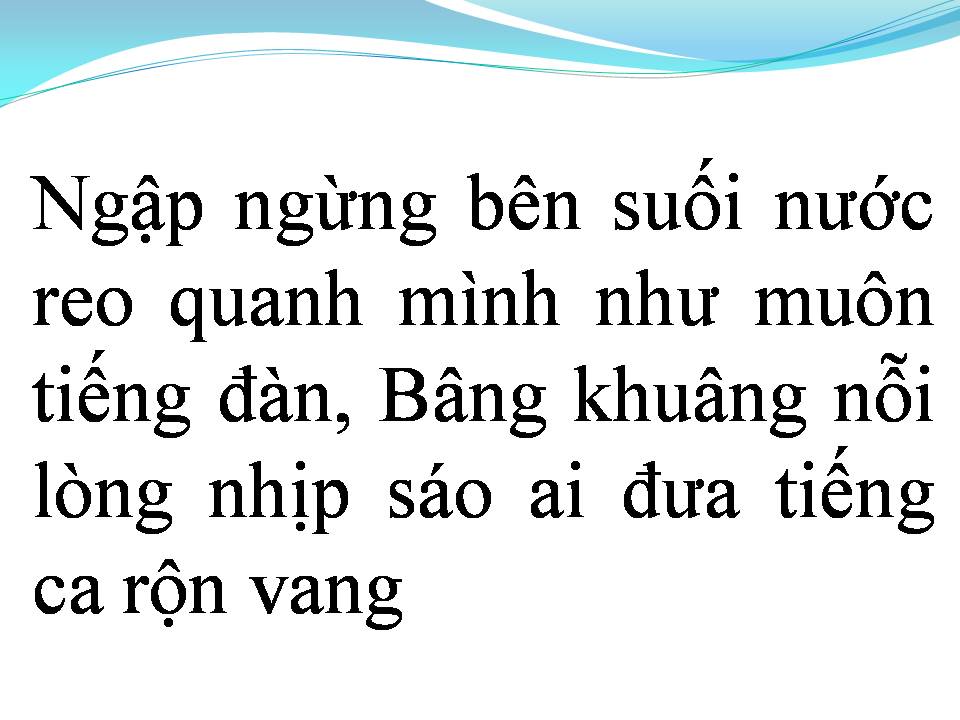 Lời bài hát TÌNH CA TÂY BẮC